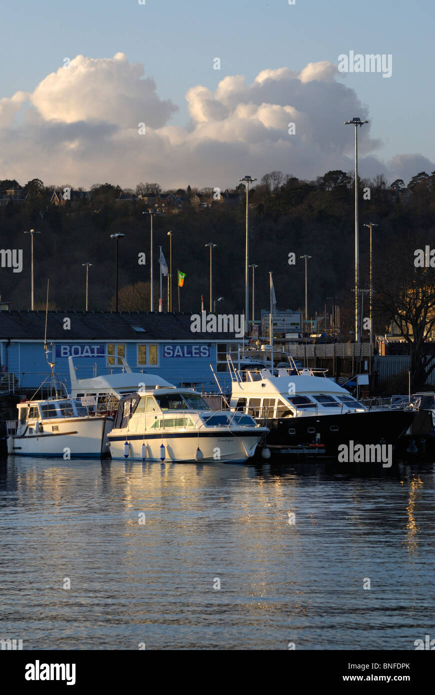 Vertrieb-Werft in Bristol City Cumberland Bassin Stockfoto