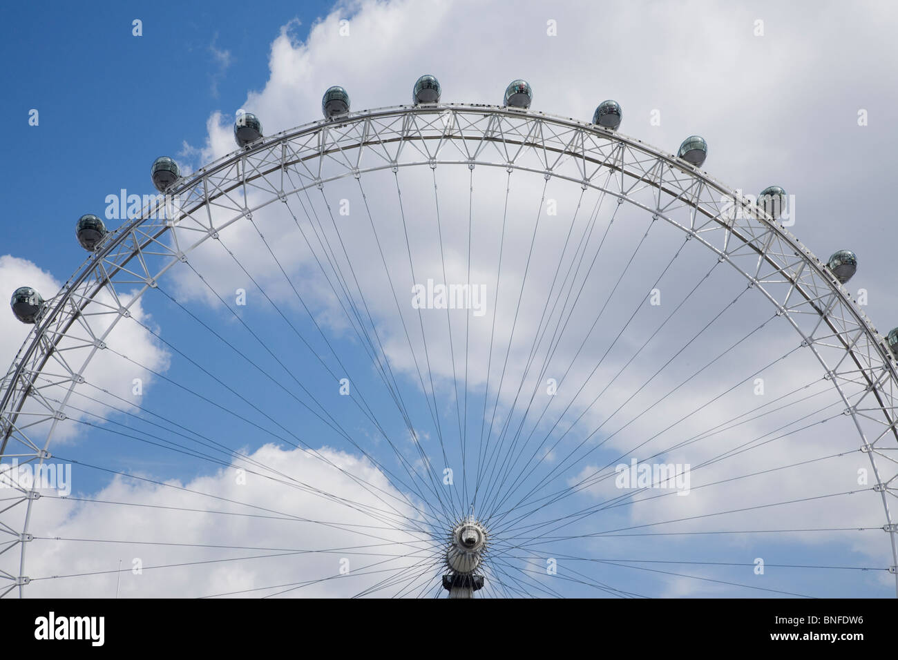 London Eye Millennium Wheel Stockfoto