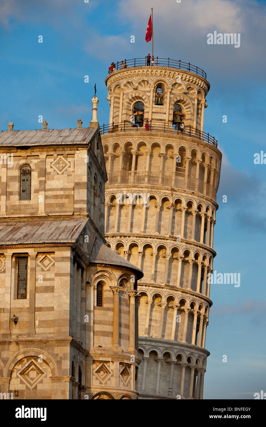 Der schiefe Turm und Dom Santa Maria Assunta in Pisa, Toskana Italien Stockfoto