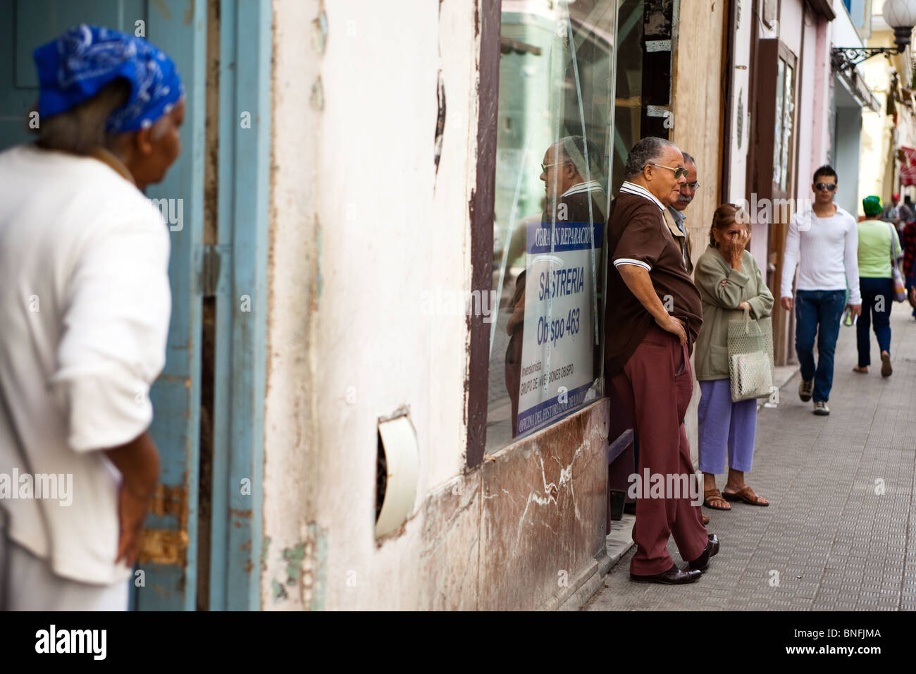 Straßenszene aus Havanna, Kuba Stockfoto