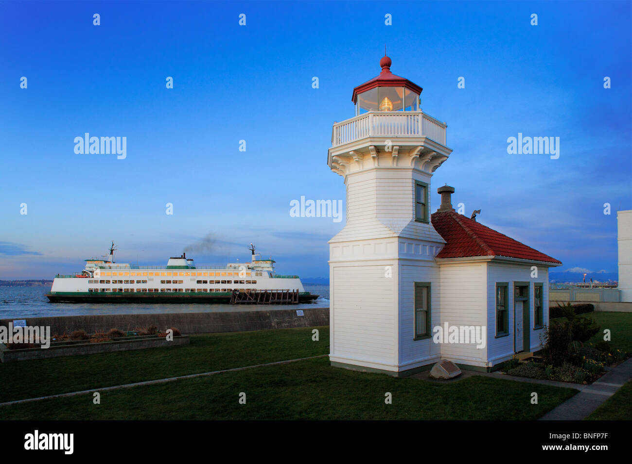 Mukilteo leichte Station in Snohomish County nördlich von Seattle Stockfoto