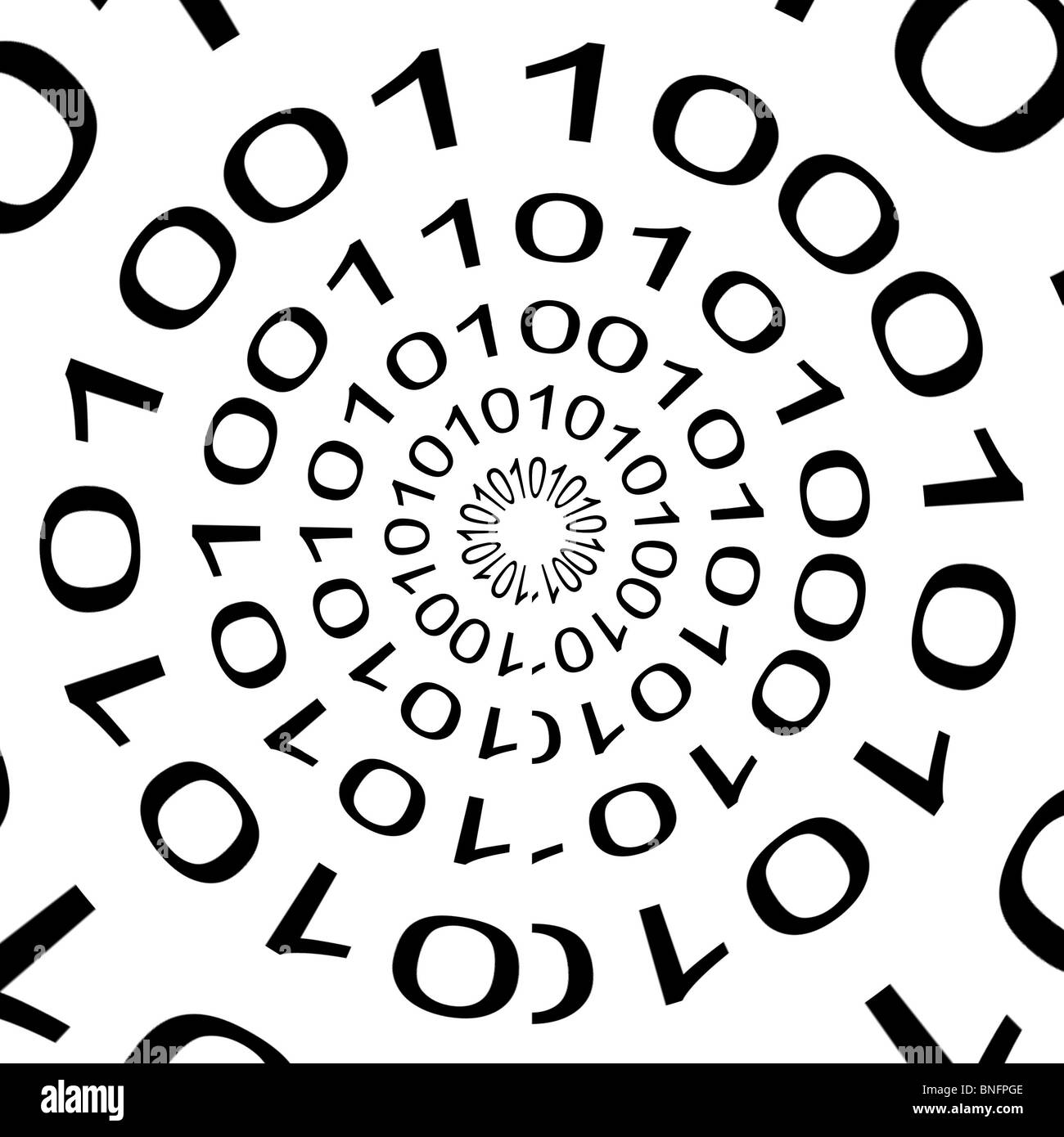 Abstrakten Hintergrund von der Computer-Sprache-Code: Binary. Stockfoto