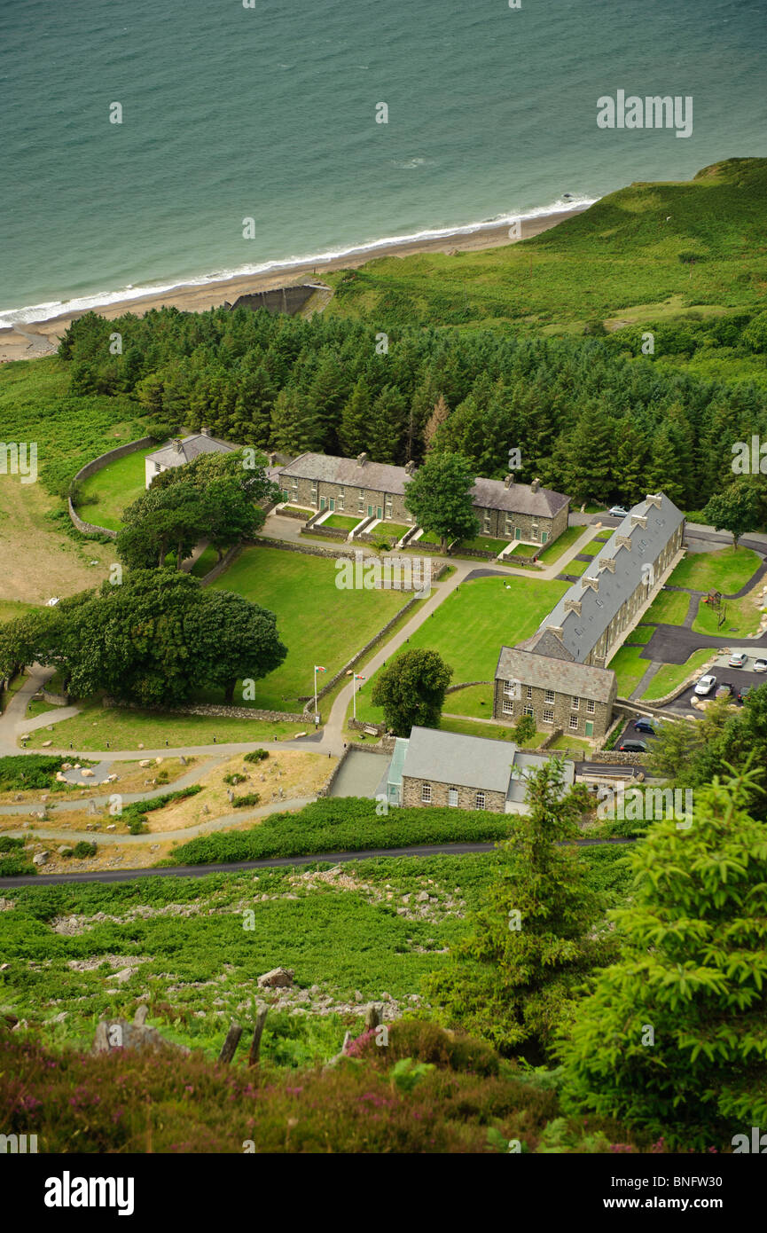 Nant Gwrtheyrn, walisische Sprachenlernen und-Lehren Zentrum, Lleyn Halbinsel, Gwynedd Nord-Wales Stockfoto