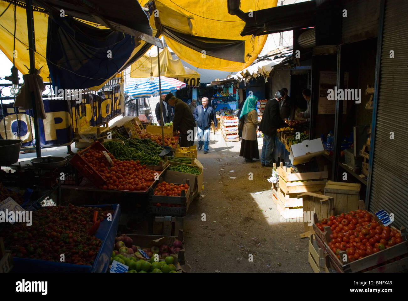 Frischwaren Markt Vakif Suluan Carsisi Ulus Bezirk Ankara Anatolien Türkei Zentralasien Stockfoto