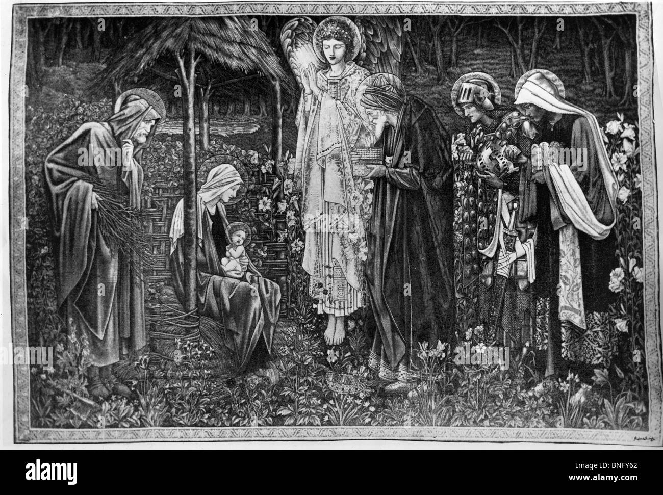 Der Stern von Bethlehem von Edward Burne-Jones, drucken, 1833-1898 Stockfoto