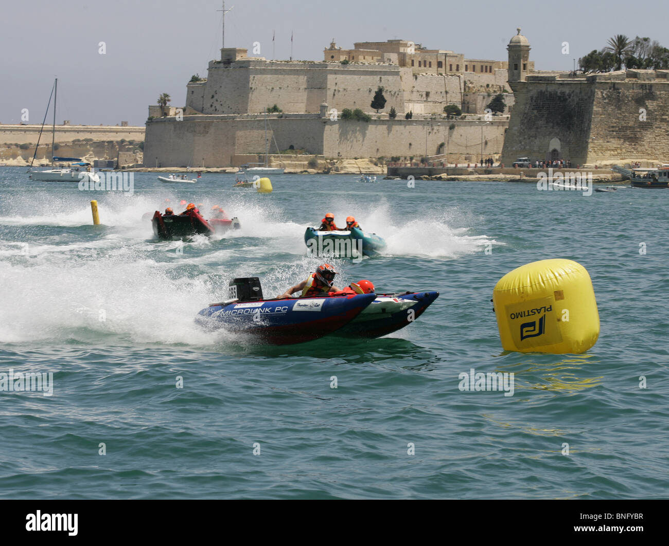 Powerboat P1-Grand-Prix von Malta. Thundercat Racing. Stockfoto
