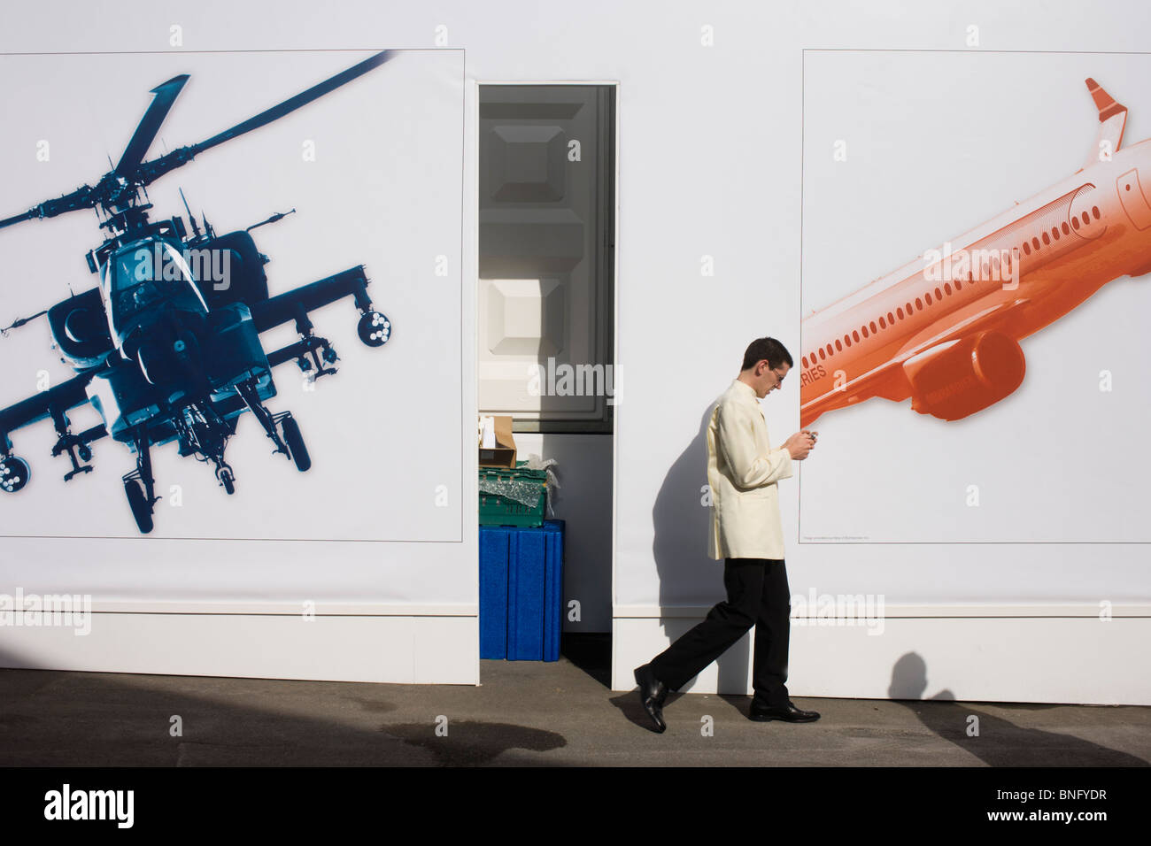 Catering-Service auf der Farnborough Airshow. Stockfoto