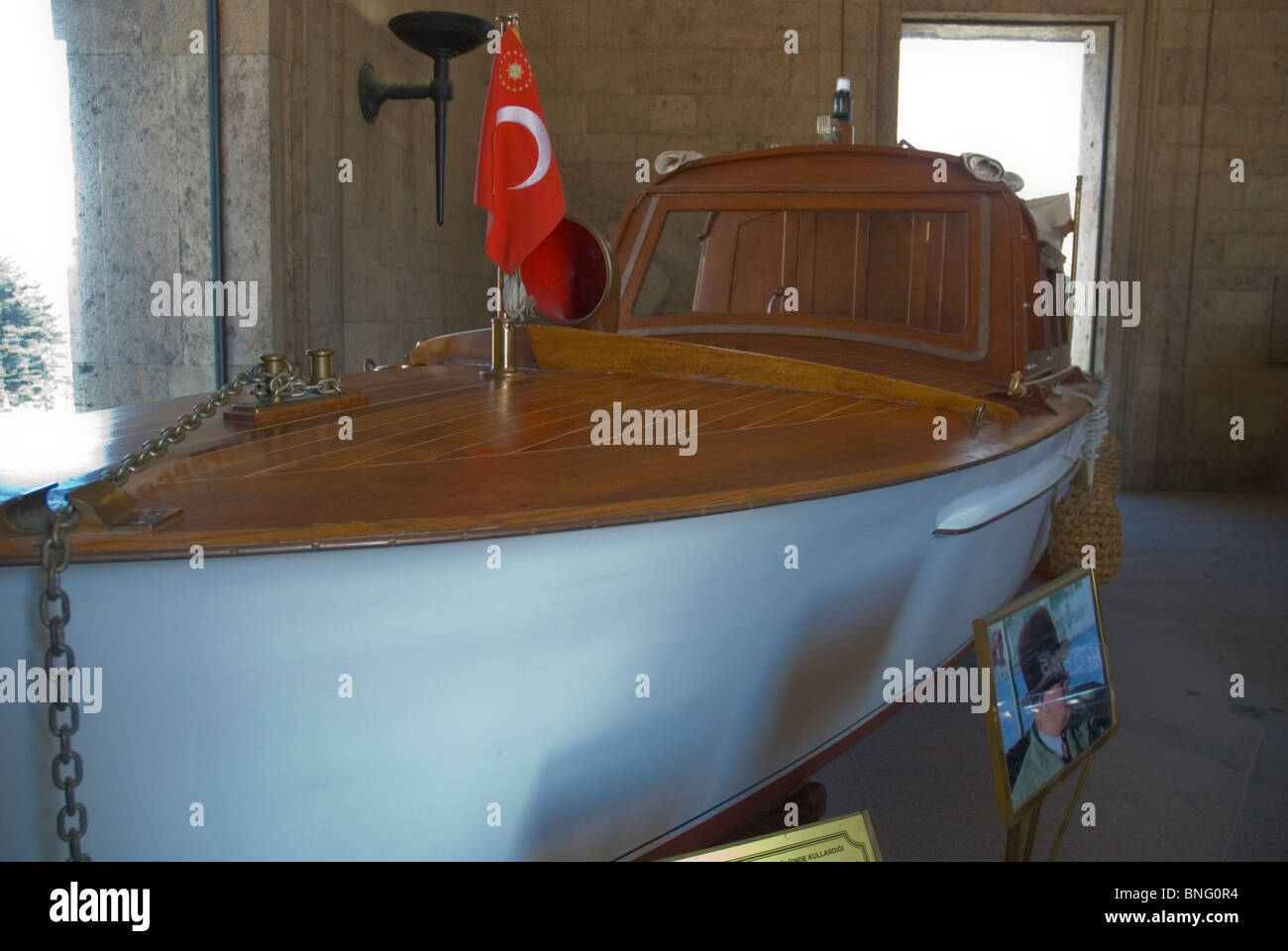 Boot von Kemal Atatürk in Anitkabir Denkmal Ankara Zentralanatolien verwendet Stockfoto