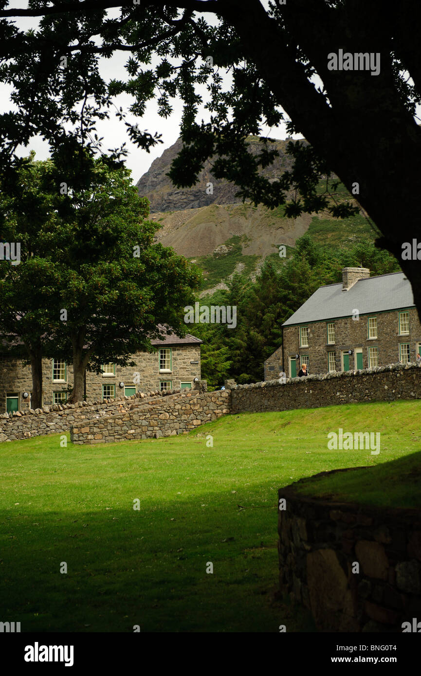 Nant Gwrtheyrn, walisische Sprachenlernen und-Lehren Zentrum, Lleyn Halbinsel, Gwynedd Nord-Wales Stockfoto