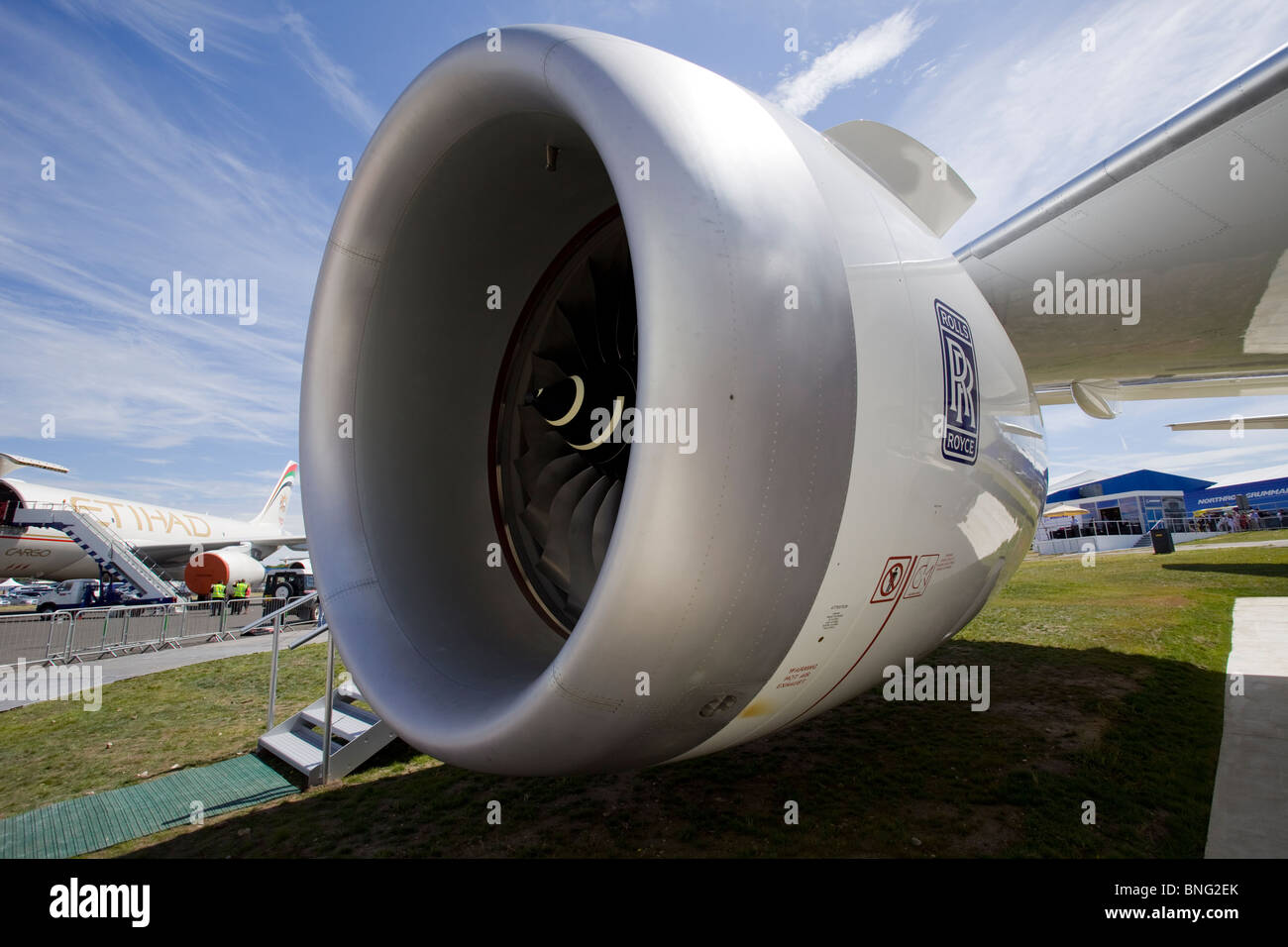 Boeing 787 Dreamliner Rolls-Royce Motor Stockfoto