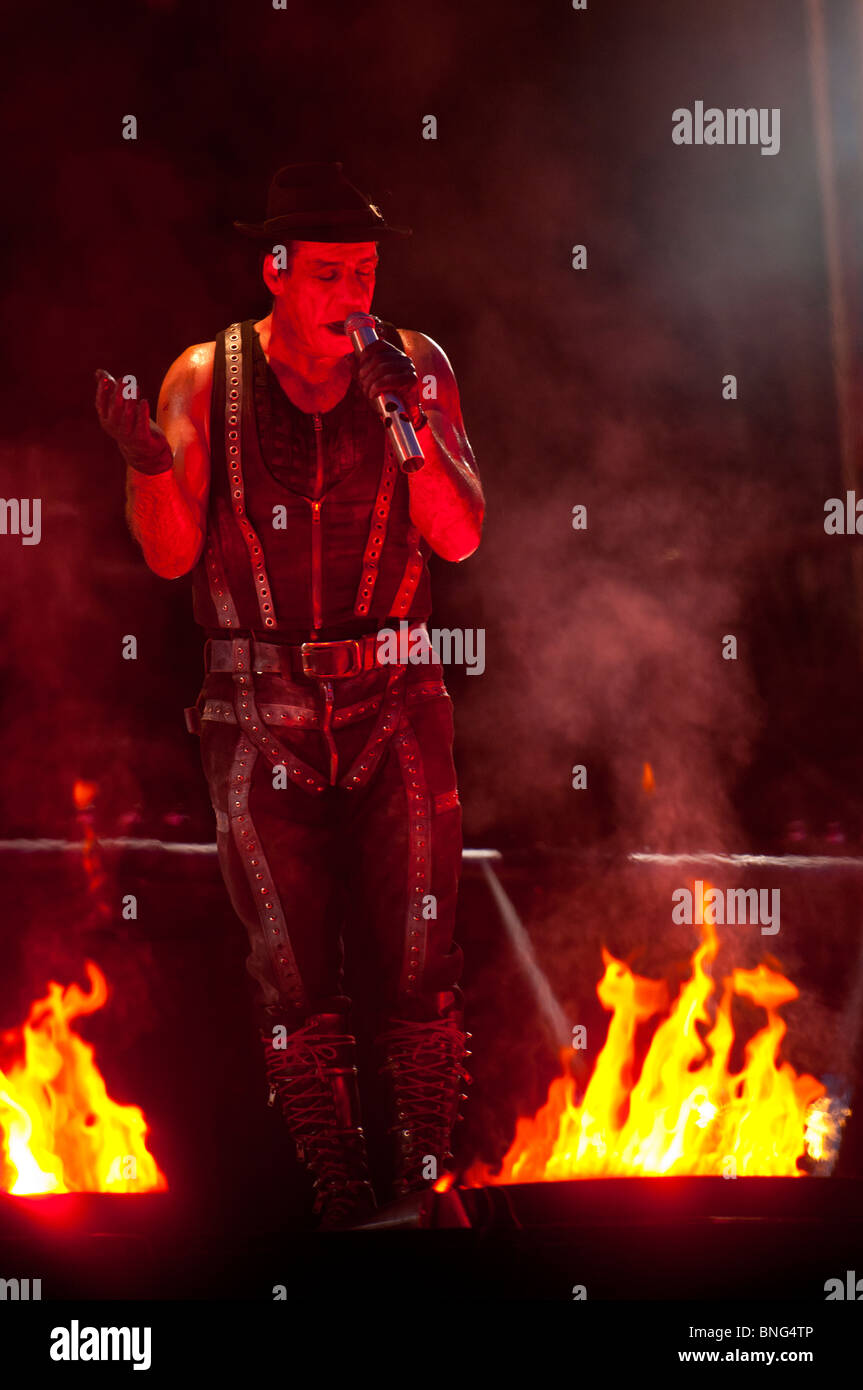 Bis Lindemann, Rammstein-Sänger Stockfoto