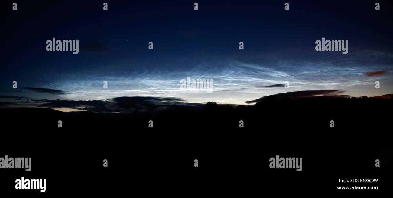 Nachtwolken Stockfoto