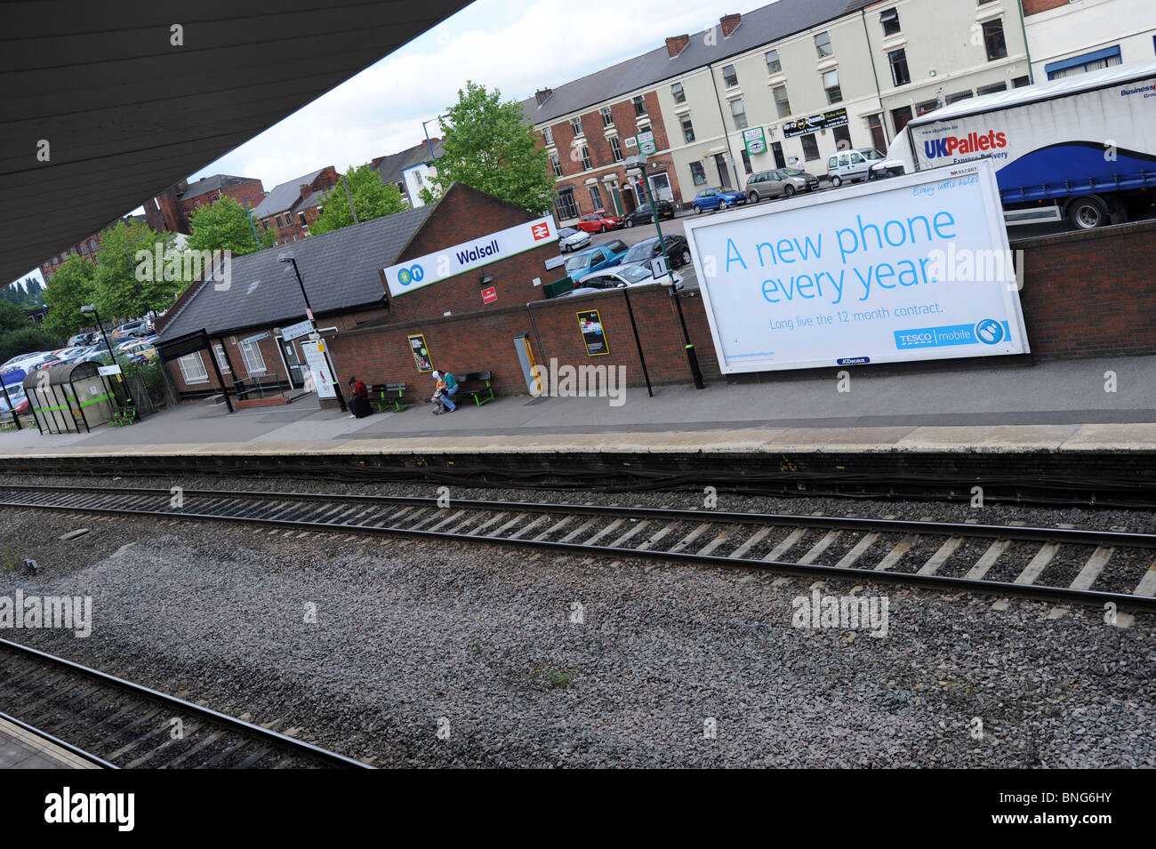 Walsall Railway Station West Midlands England Uk Stockfoto