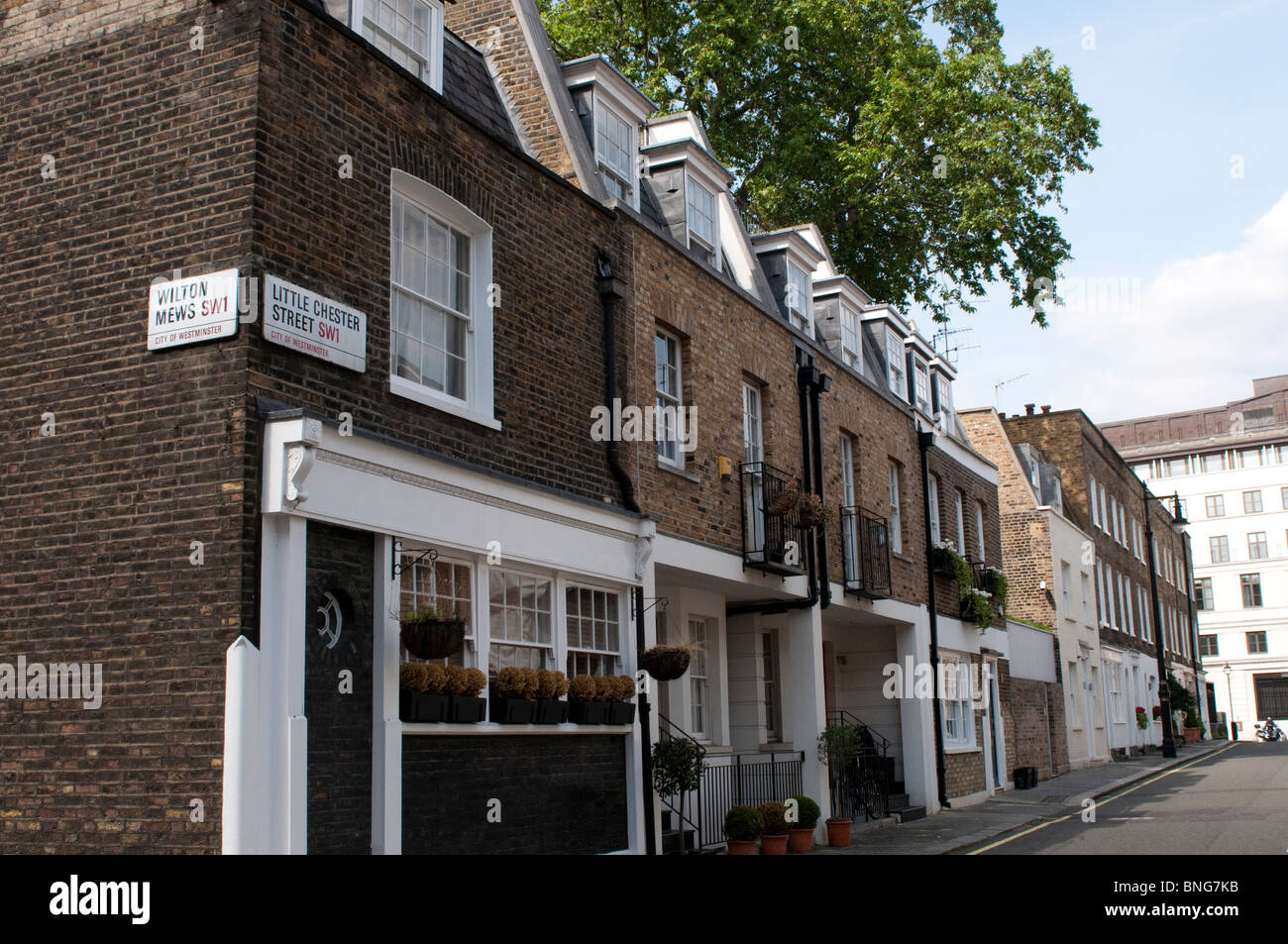 Little Chester Street, London, SW1, UK Stockfoto