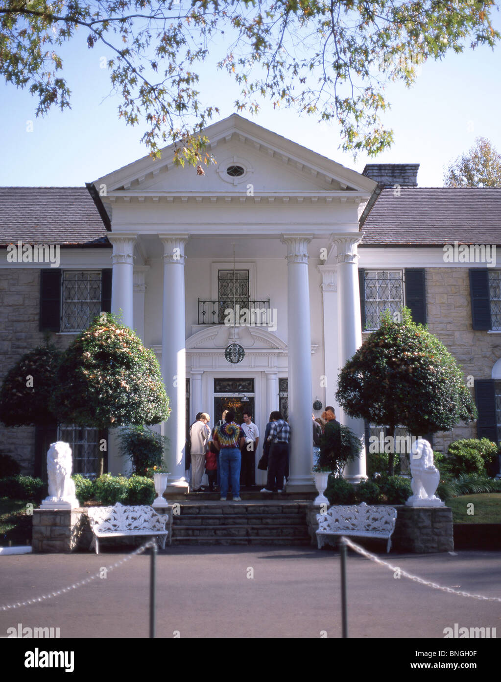 Whitehaven, Graceland Mansion, Elvis Presley Boulevard, Memphis, Tennessee, Vereinigte Staaten von Amerika Stockfoto