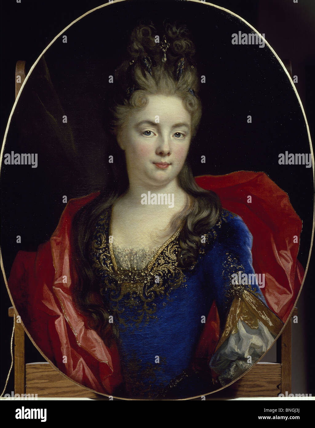 Porträt der Prinzessin von Rohan von Nicholas de Largilliere, 1695 (1656-1746), Frankreich, Rouen, Musée des Beaux-Arts Stockfoto