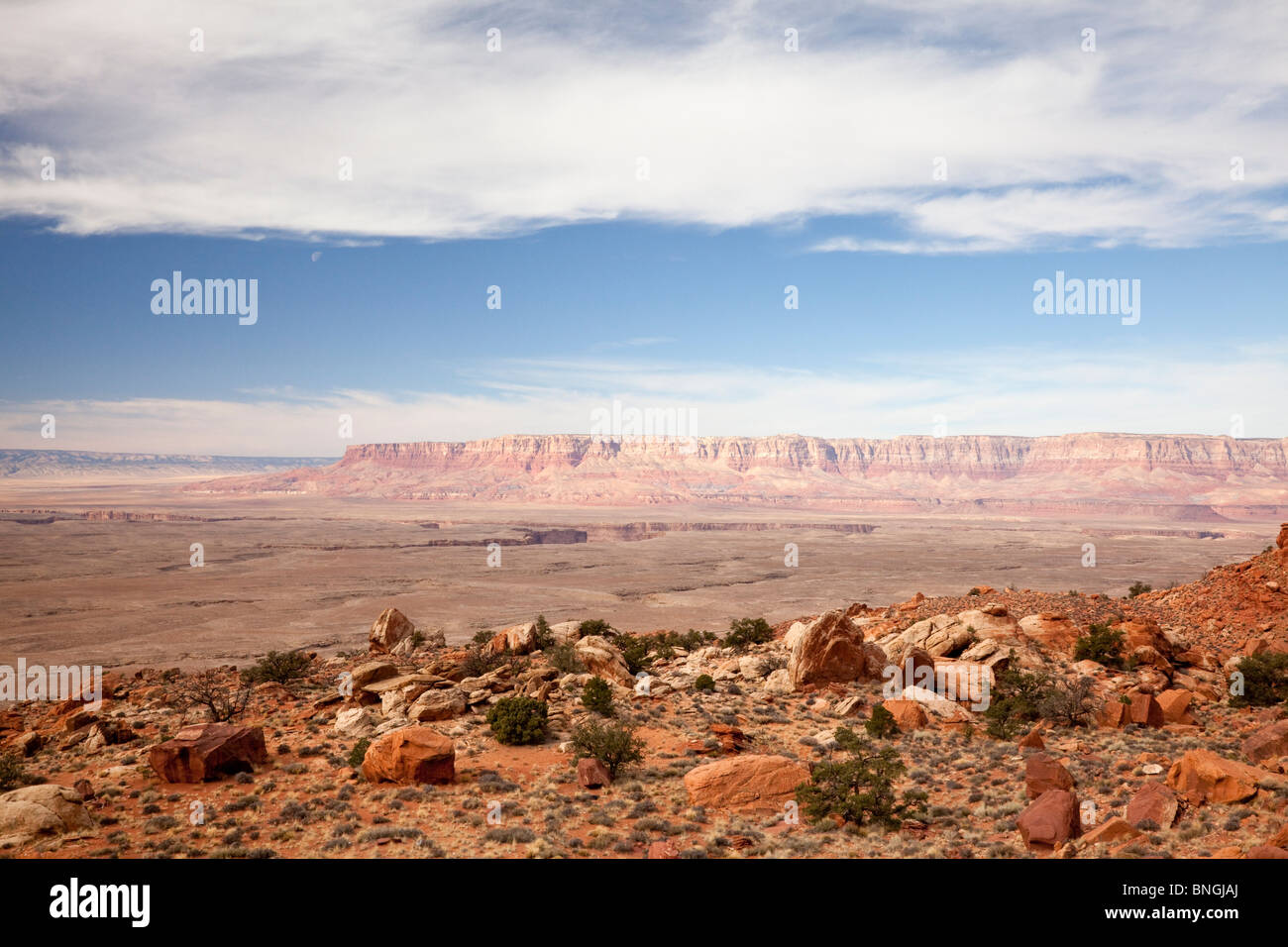 Panoramablick über eine Schlucht, ALT 89, Le Fevre Canyon, Arizona, USA Stockfoto