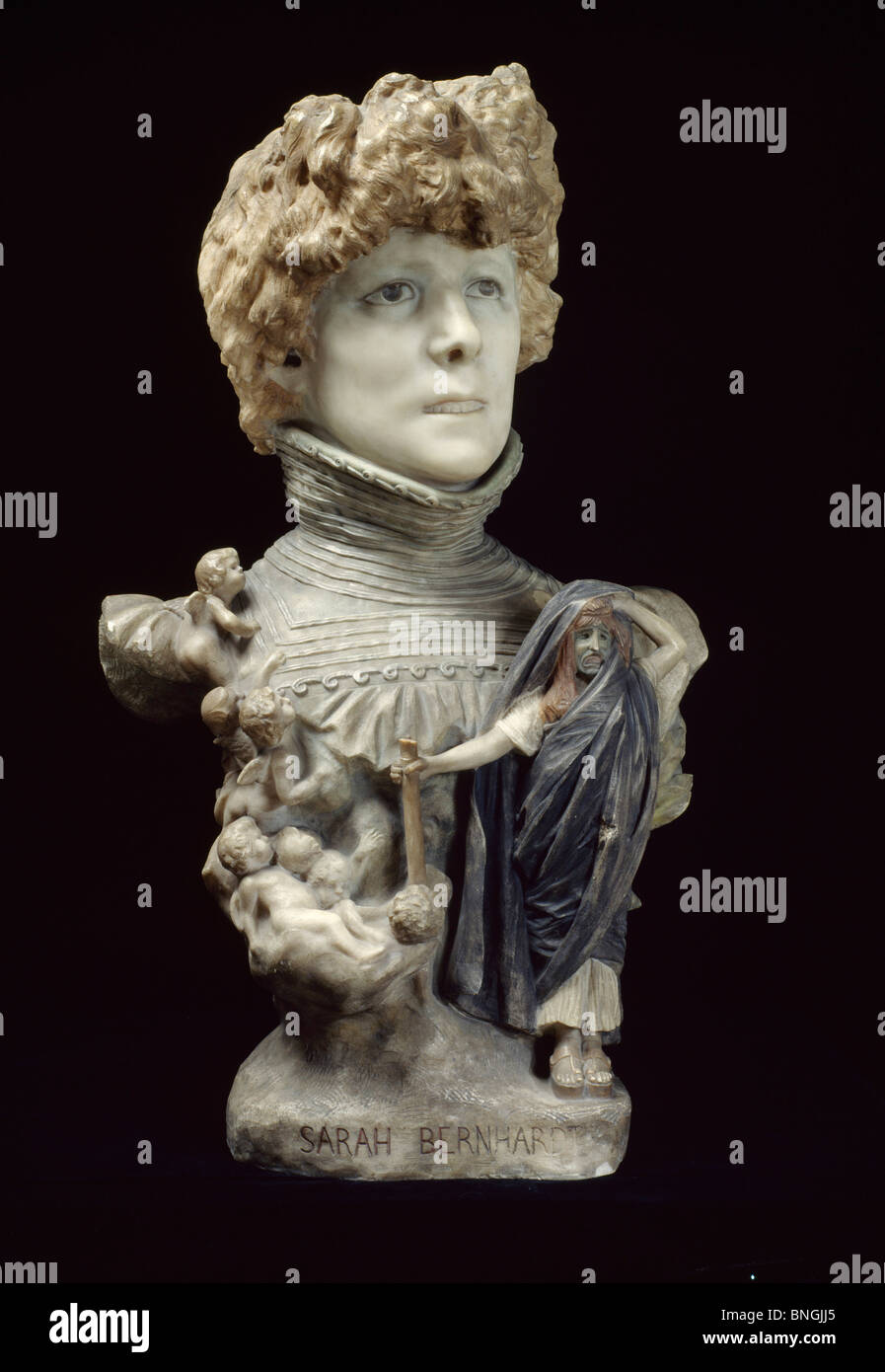 Büste von Sarah Bernhardt von Jean Leon Gerome, um 1890, (1824-1904), Frankreich, Paris, Musée d ' Orsay Stockfoto