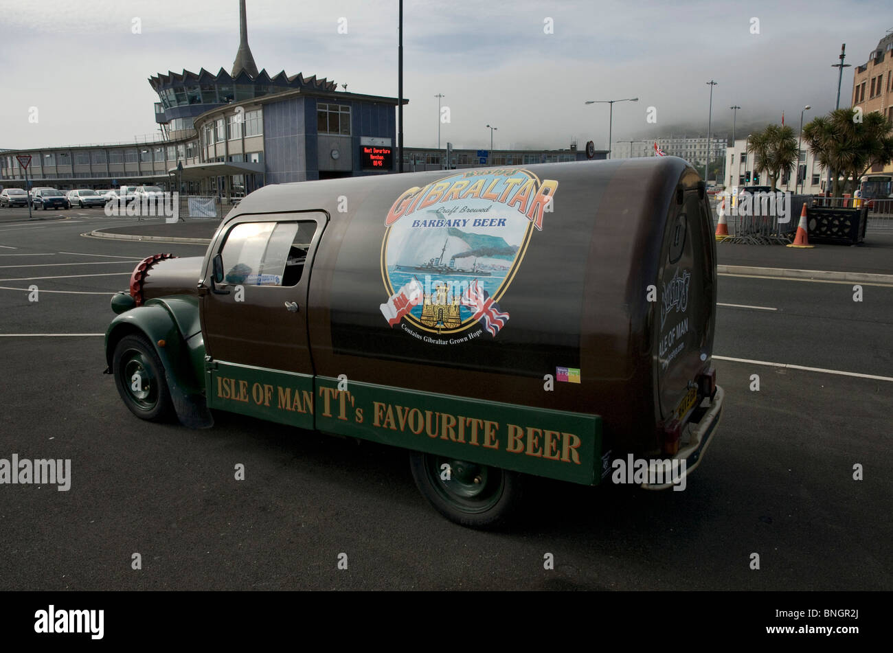 Die buschige Bierzelt TT Aufkleber auf Bier Flasche auto Spiegel
