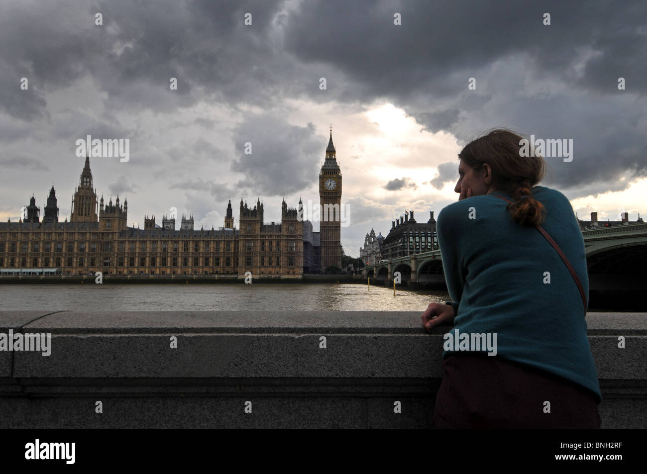 "Den Houses of Parliament" London, England, UK Stockfoto