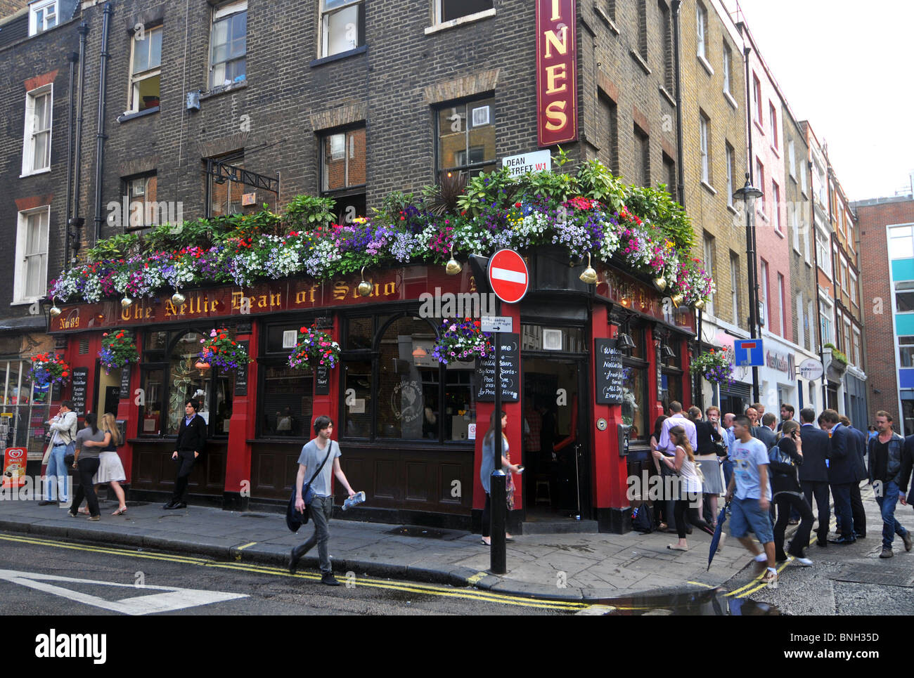 Nellie Dean Pub, Soho, London, England, UK Stockfoto