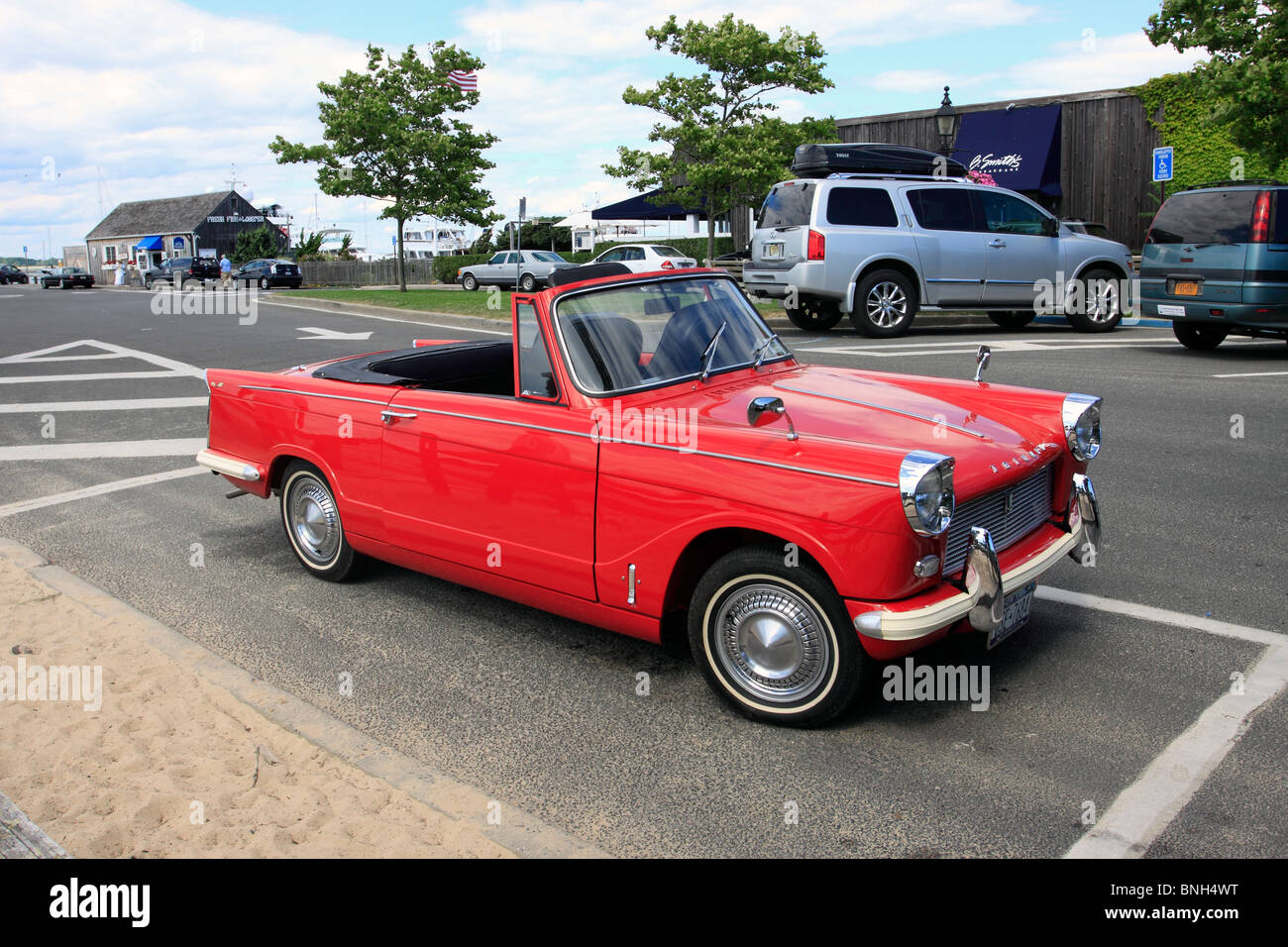 60er Jahre Triumph Herald Sportwagen Sag Harbor Long Island Ny Stockfotografie Alamy