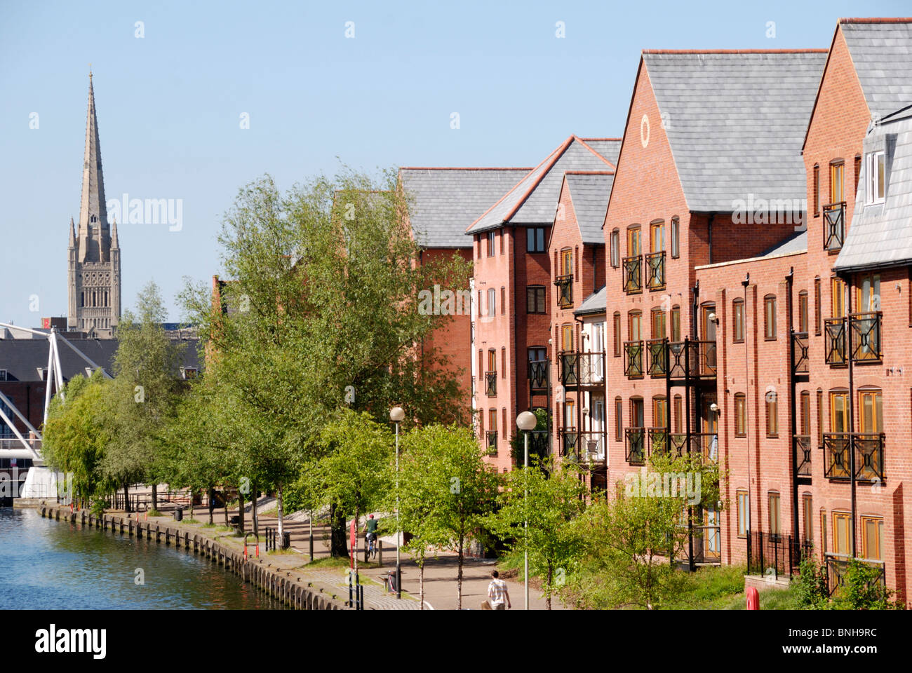 Die Apartments im Riverside Norwich, Norfolk, England Stockfoto
