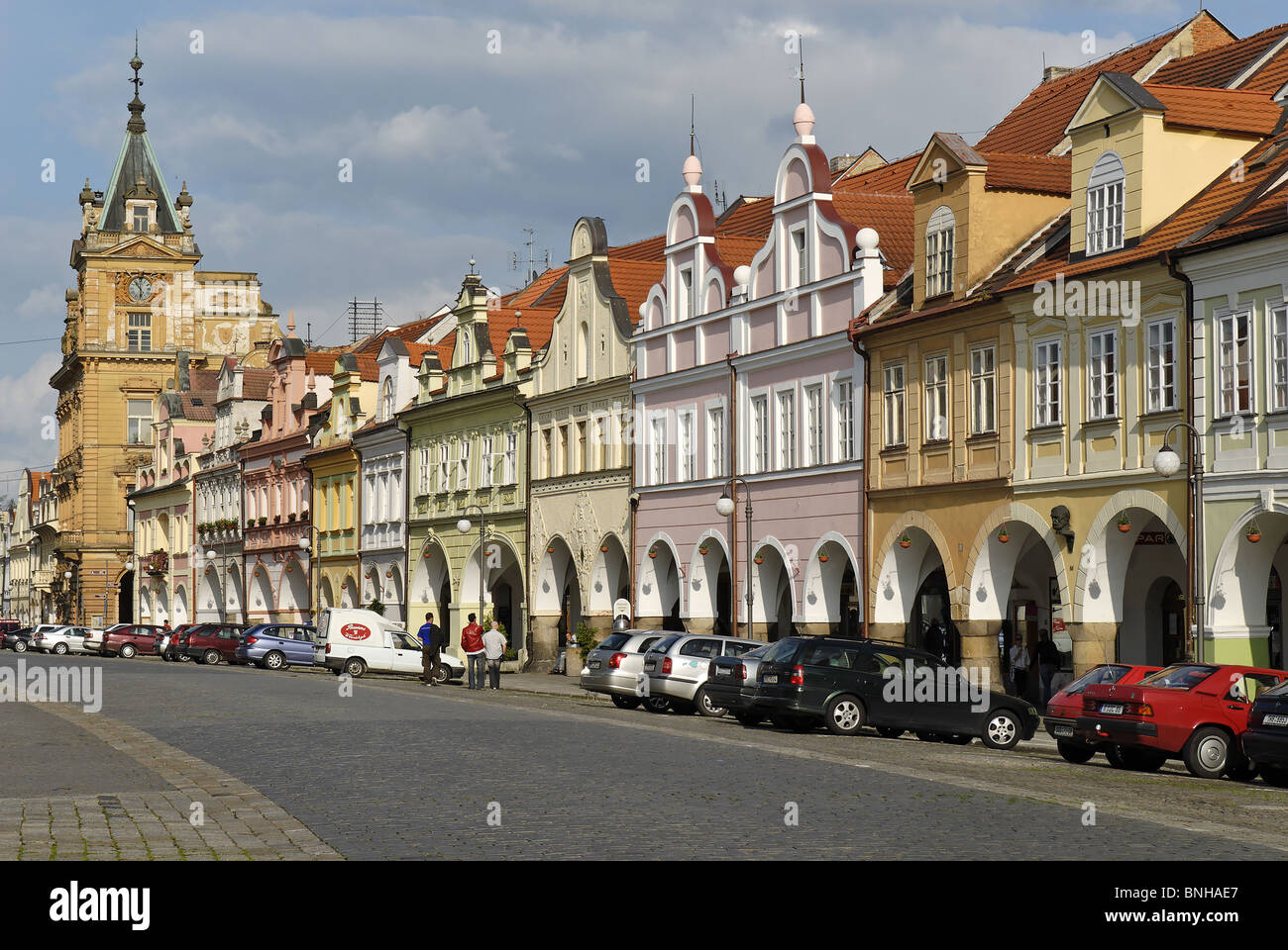 historische alte Stadt Domazlice Böhmen Tschechien Tschechische