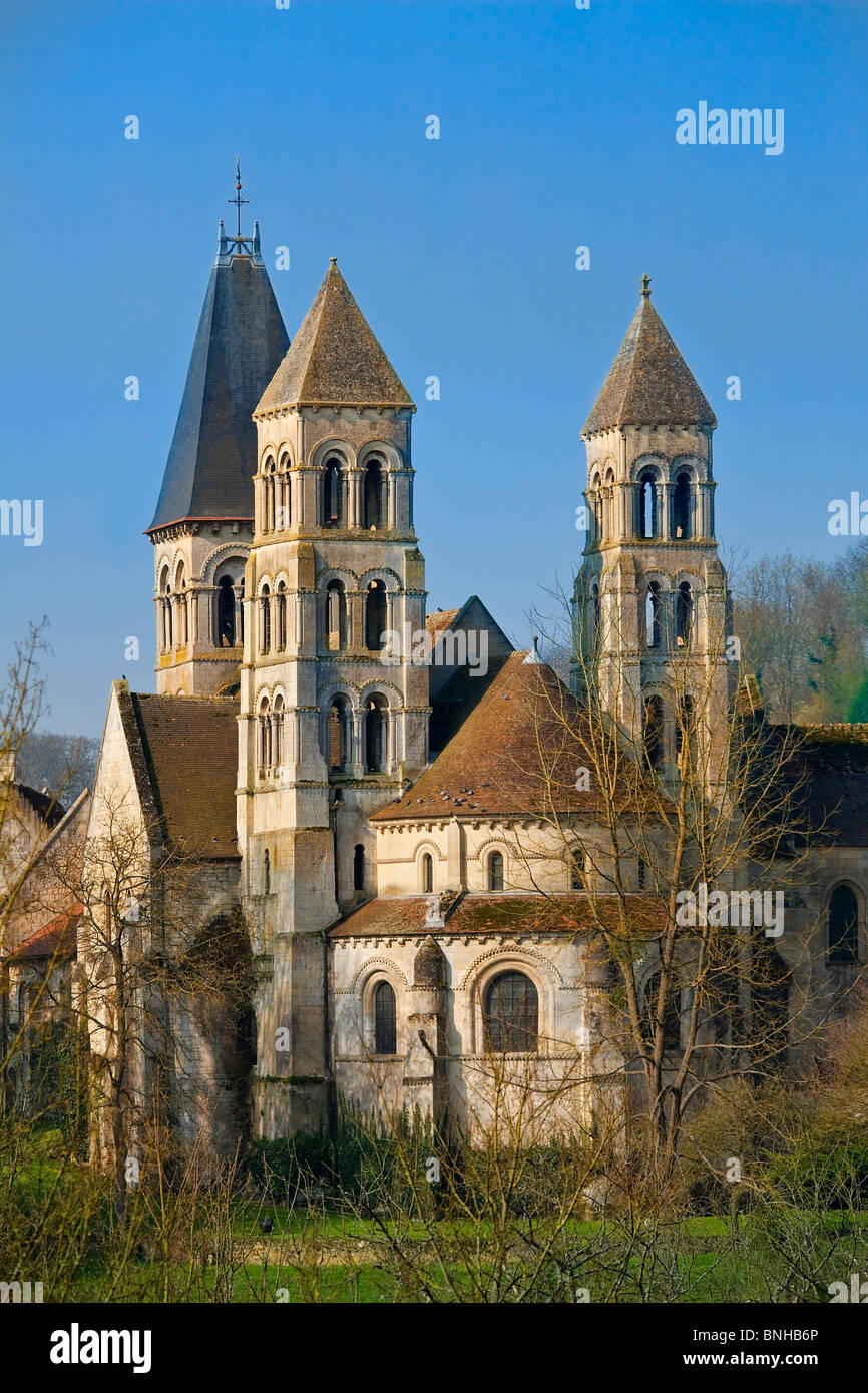 Europa, Frankreich, Oise (60), Morienval Abtei Stockfoto