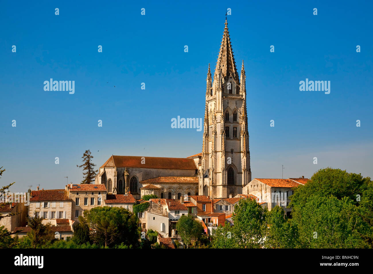 Europa, Frankreich, Charente-Maritime (17), Saintes, Saint-Eutrope Kirche, einen Stopp auf dem Weg von Compostela Stockfoto