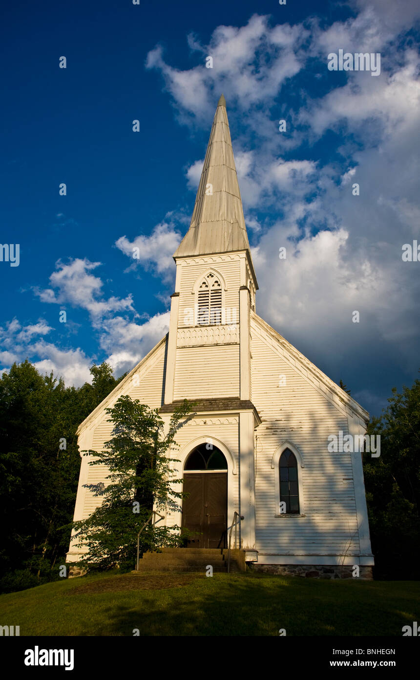 Weiße Kirche Stockfoto