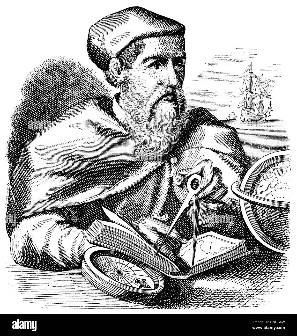 Portrait amerigo vespucci -Fotos und -Bildmaterial in hoher Auflösung