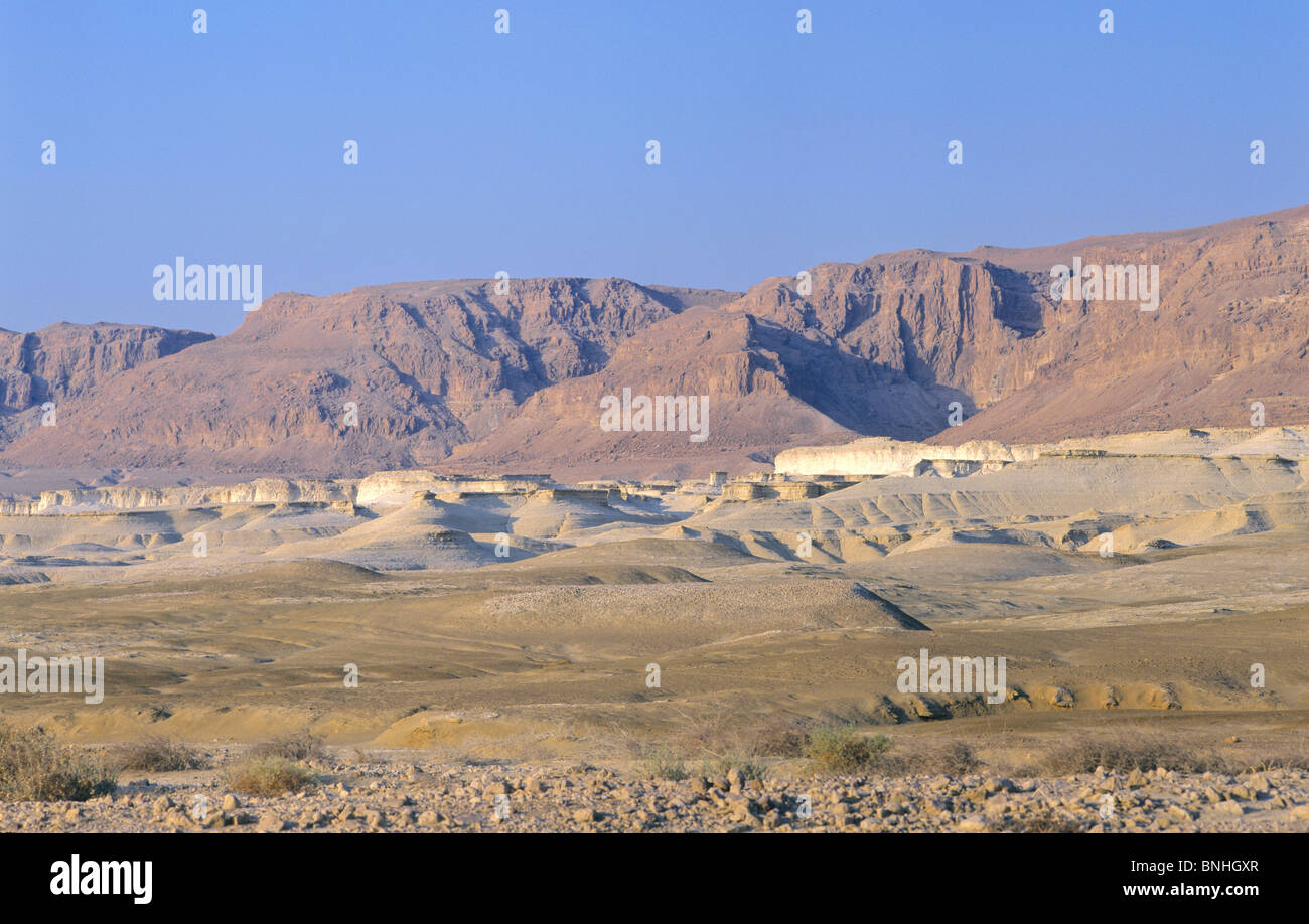 Israel-Judäa Wüste am Toten Meer Wüstenlandschaft Landschaft Berge Stockfoto