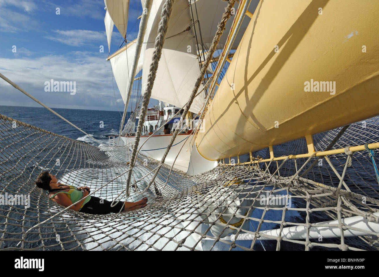 Royal Clipper Star Clippers Segeln Schiff Segler Segeln Urlaub Urlaub Kreuzfahrt Schiff Karibik segeln Stockfoto
