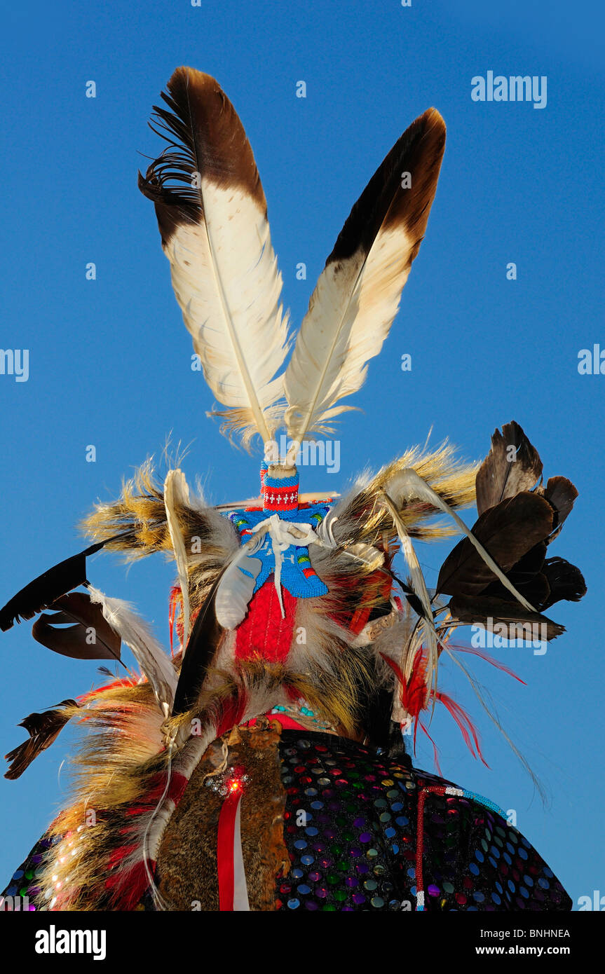 USA Crow Fair Indian Pow Wow Crow Agentur Montana Powwow Native Americans amerikanische Eingeborene First Nation Indianer Kultur treffen Stockfoto