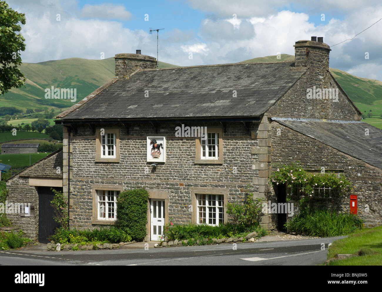 Haus in der Nähe von Sedbergh, Cumbria, England UK Stockfoto