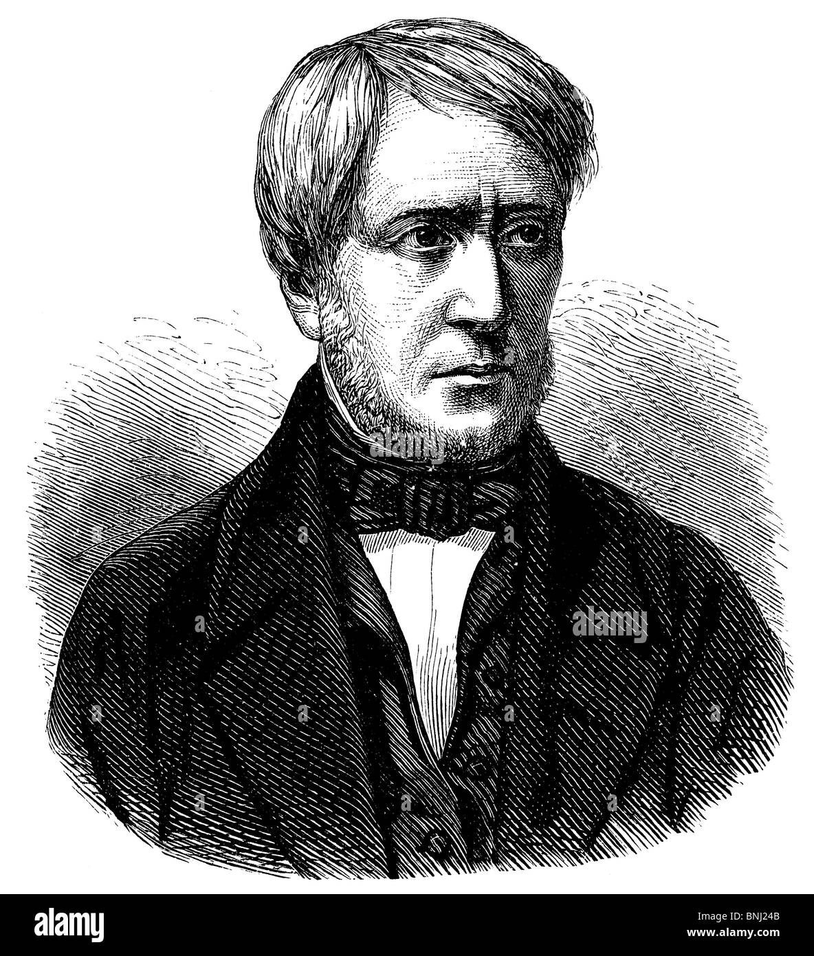 Antoine César Becquerel (7. März 1788 – 18. Januar 1878), französischer Wissenschaftler Stockfoto