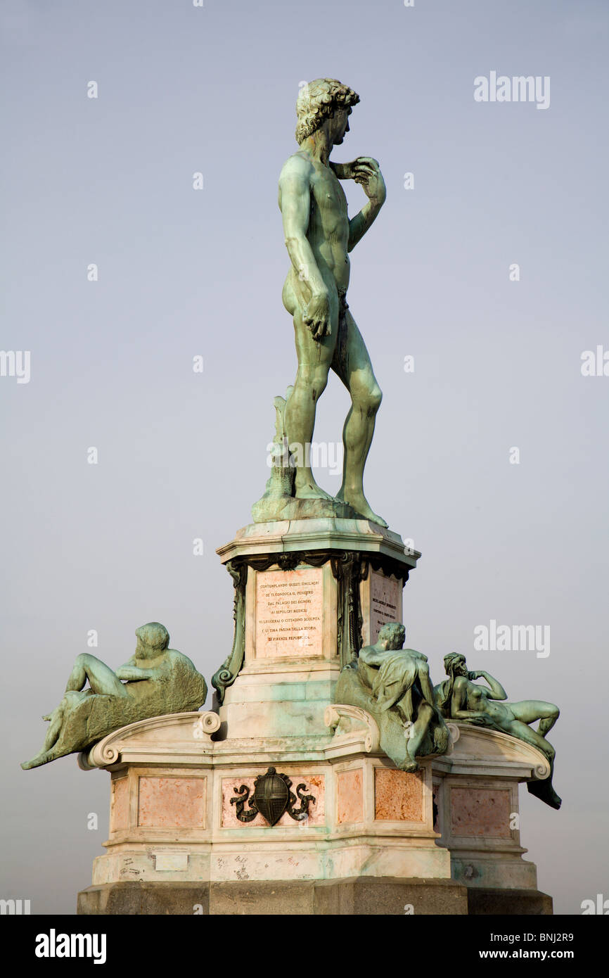 David von Michelangelo - Florenz - Piazza Michelangelo Stockfoto