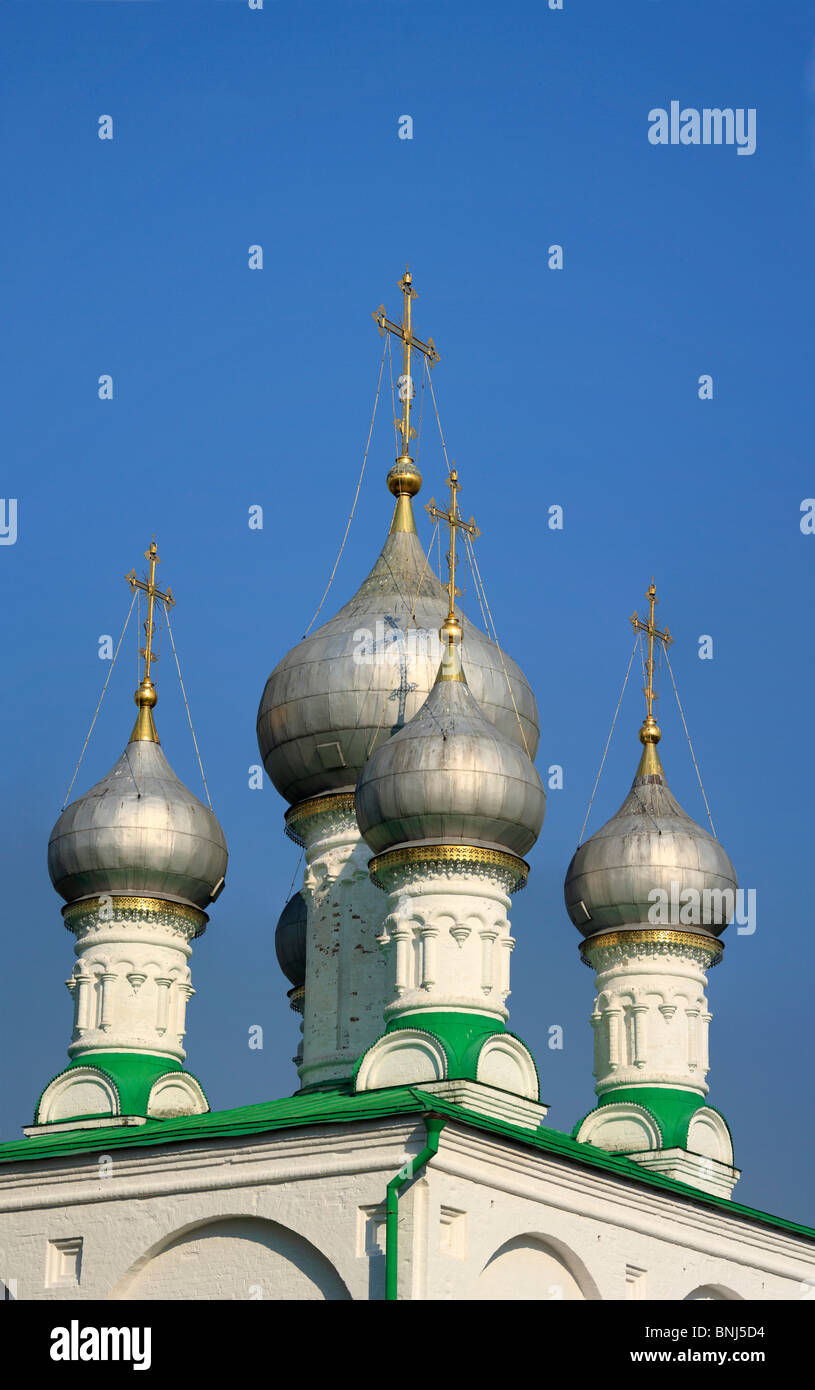 Eastern Europe Europa Europäische Reisen Russland Russische tagsüber Architektur Gebäude Gebäude Christian Christentum Kirche blau Stockfoto