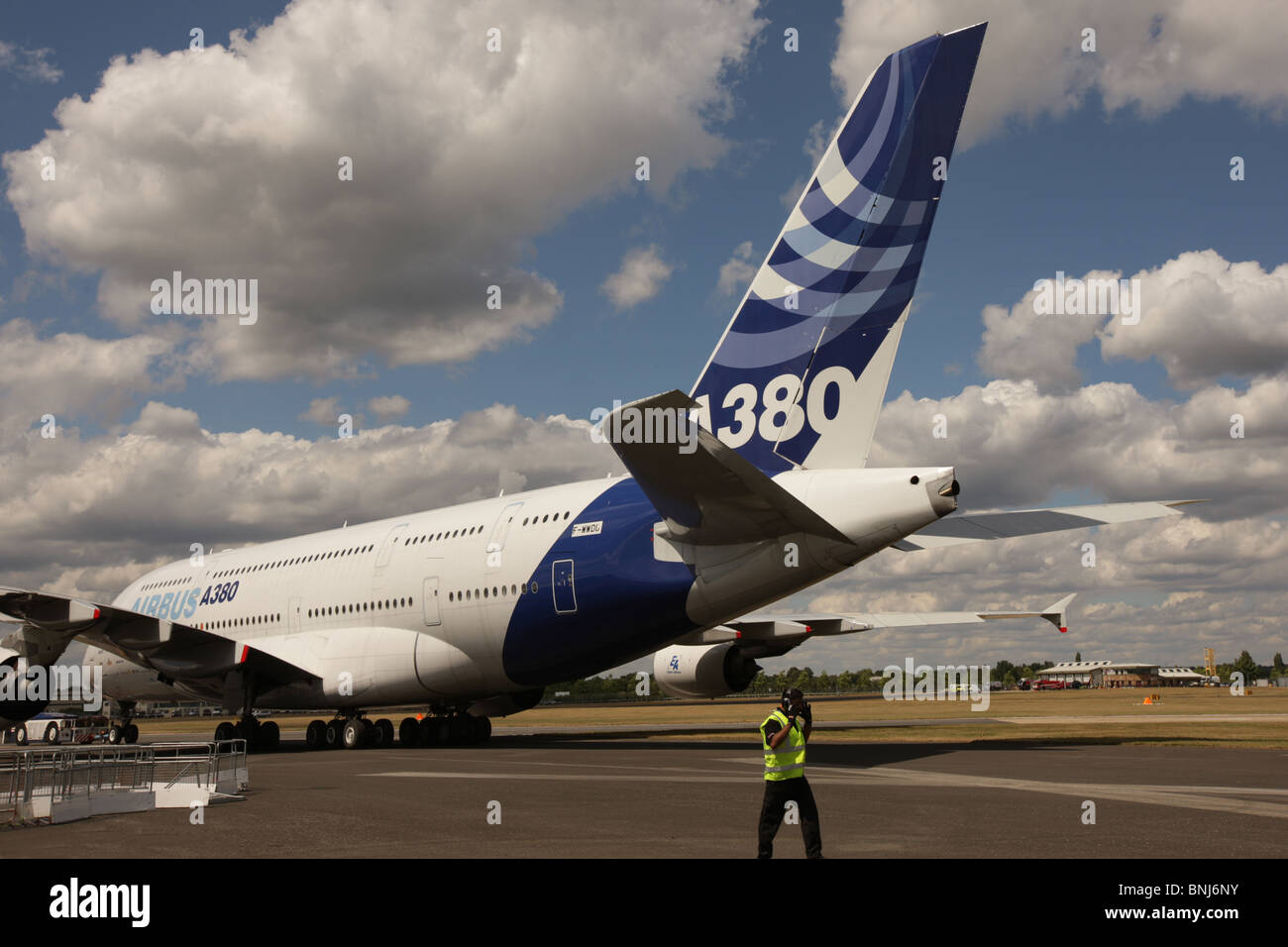 Der riesige Airbus A380 steht vor vorzeitiger Pensionierung, beschleunigt durch die globale Coronavirus-Lockdown und internationale Reiseverbote Stockfoto