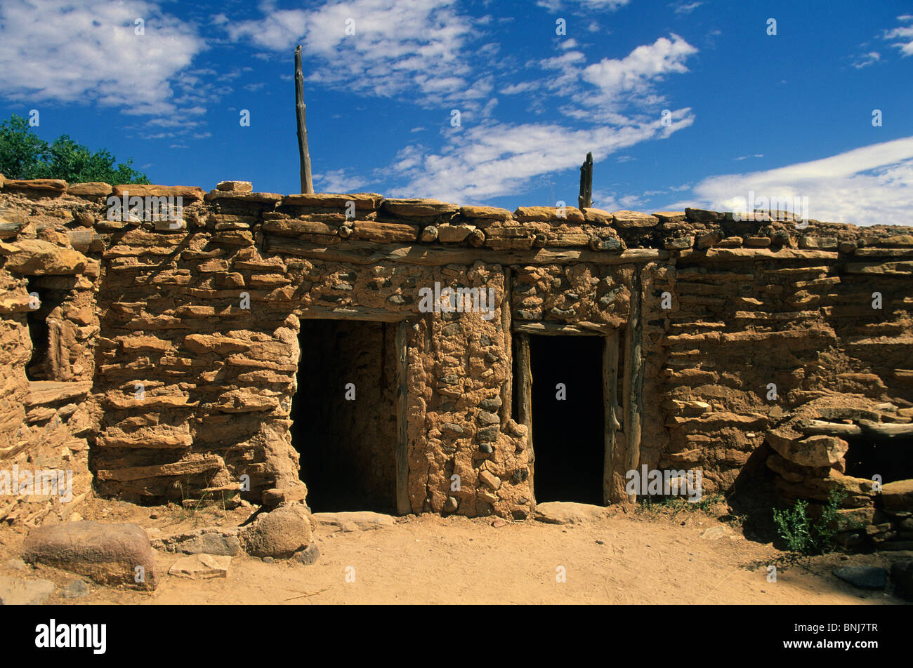 USA Utah Anasazi Indian Village Museum Indianer Ureinwohner Amerikas erste Nation indigenen mucky Haus Boulder North America Stockfoto