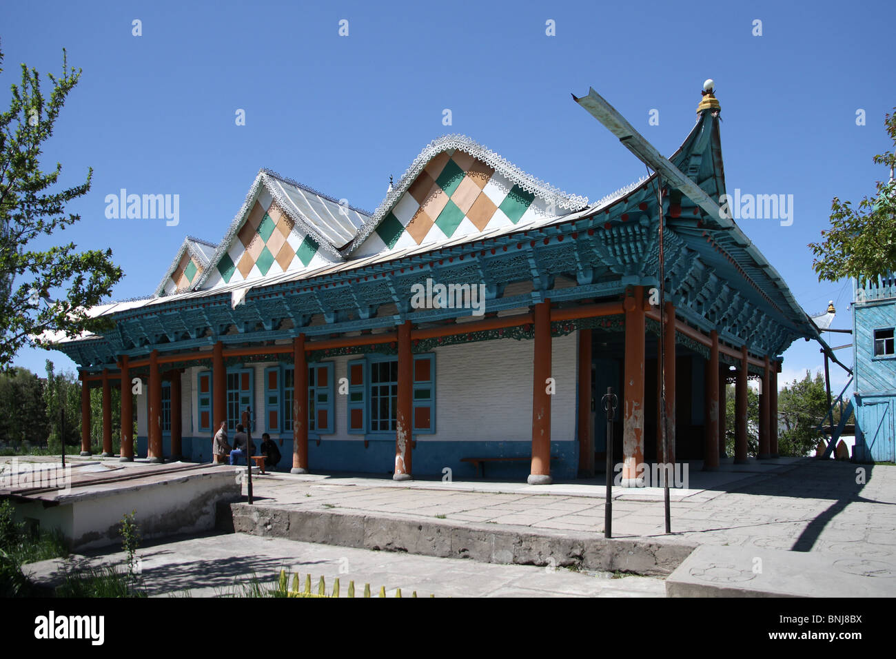 Dunganische Moschee Karakol Kirgisistan Stockfoto