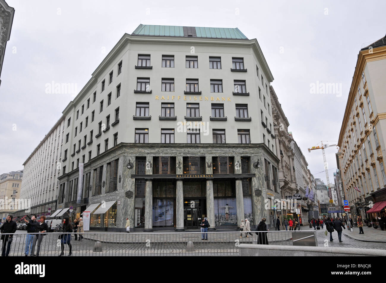 Zentral bank, Wien, Österreich, Europa Stockfoto