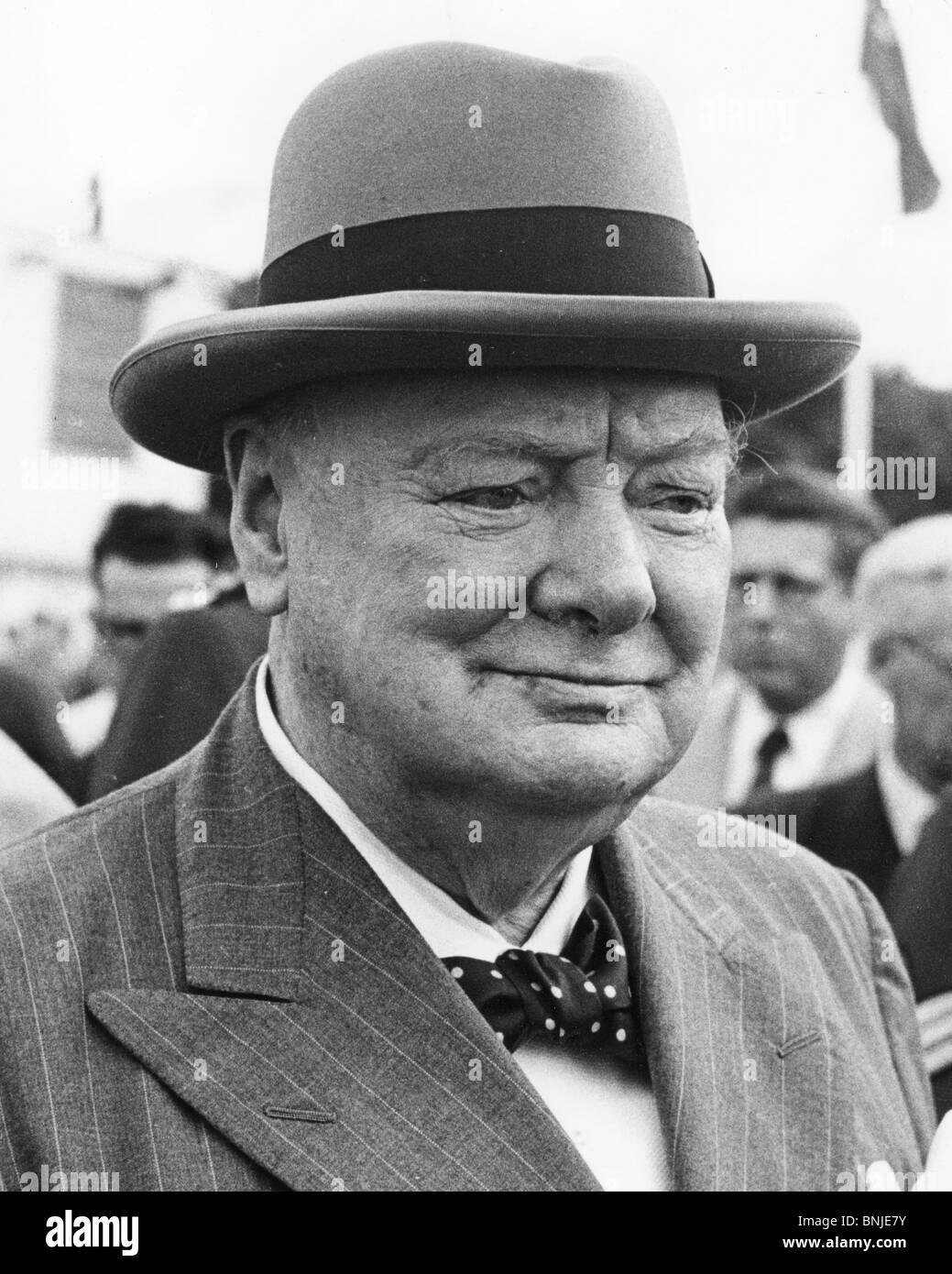 SIR WINSTON CHURCHILL bei einem Besuch in Ottawa im Juni 1954 Stockfoto