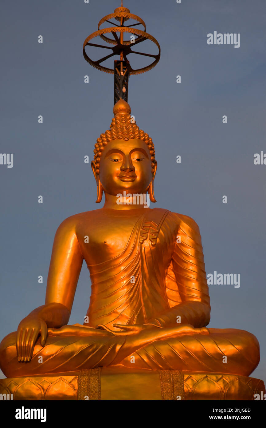 Thailand Phuket Buddha Statue Asia Südthailand Buddha Buddha Kopf Gesicht Buddhismus buddhistische Religion Statue Buddhastatuen Stockfoto