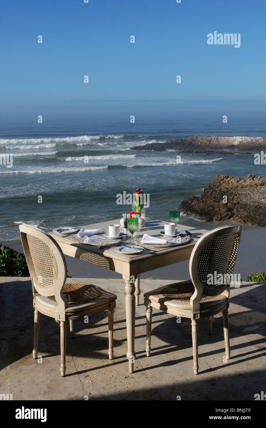 Sitzbereich Birkenhead House Guest House Hermanus Western Cape Südafrika außerhalb im freien Natur Tourismus Reisen Urlaub Stockfoto