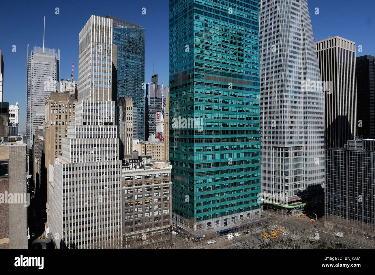 118 W 57th Street Midtown Manhattan NewYork USA Gebäude Skyline Wolkenkratzer Architektur Stadt Reisen American urban Stockfoto
