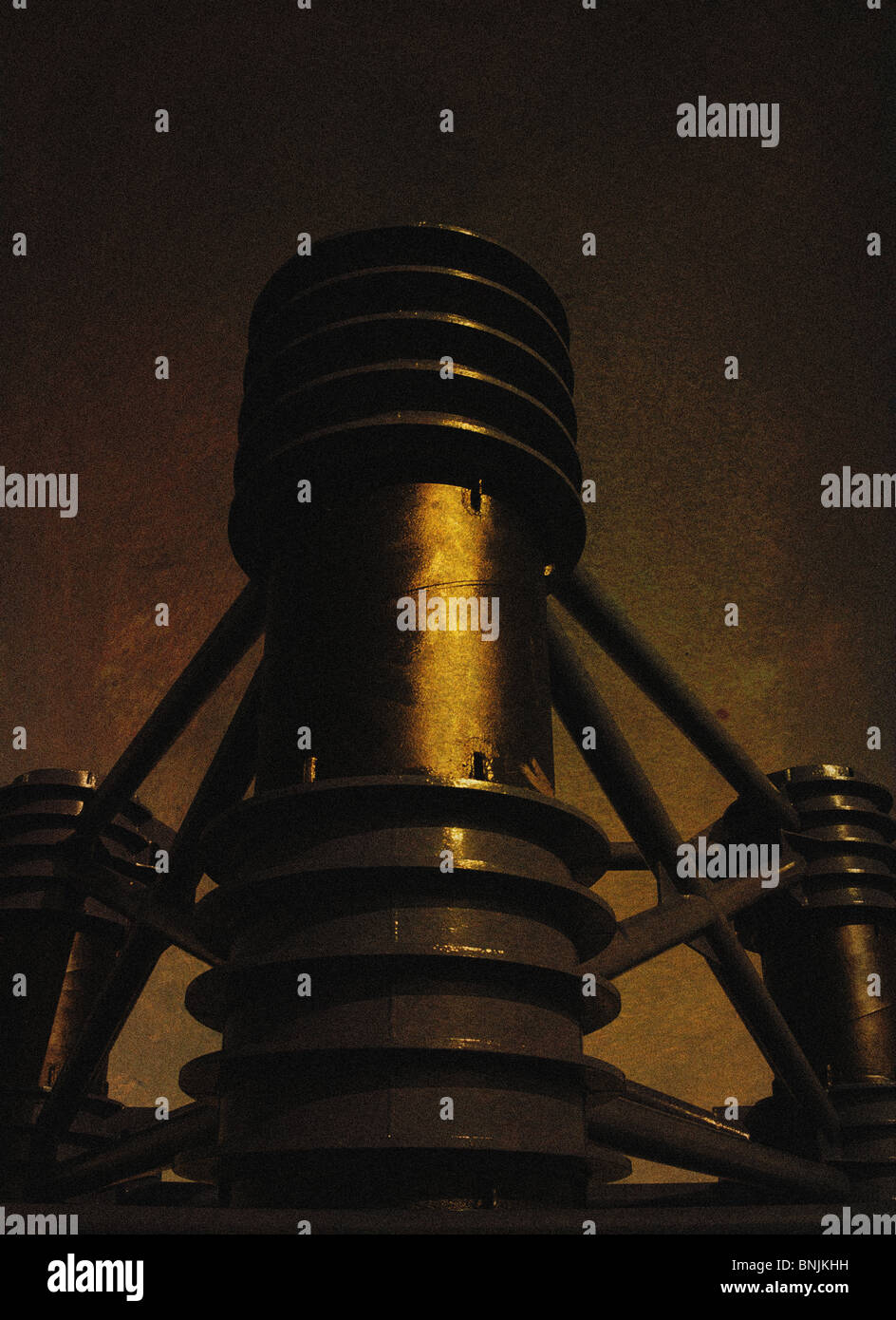 Große mechanische Vorrichtung an Brighton Marina, East Sussex, England Stockfoto