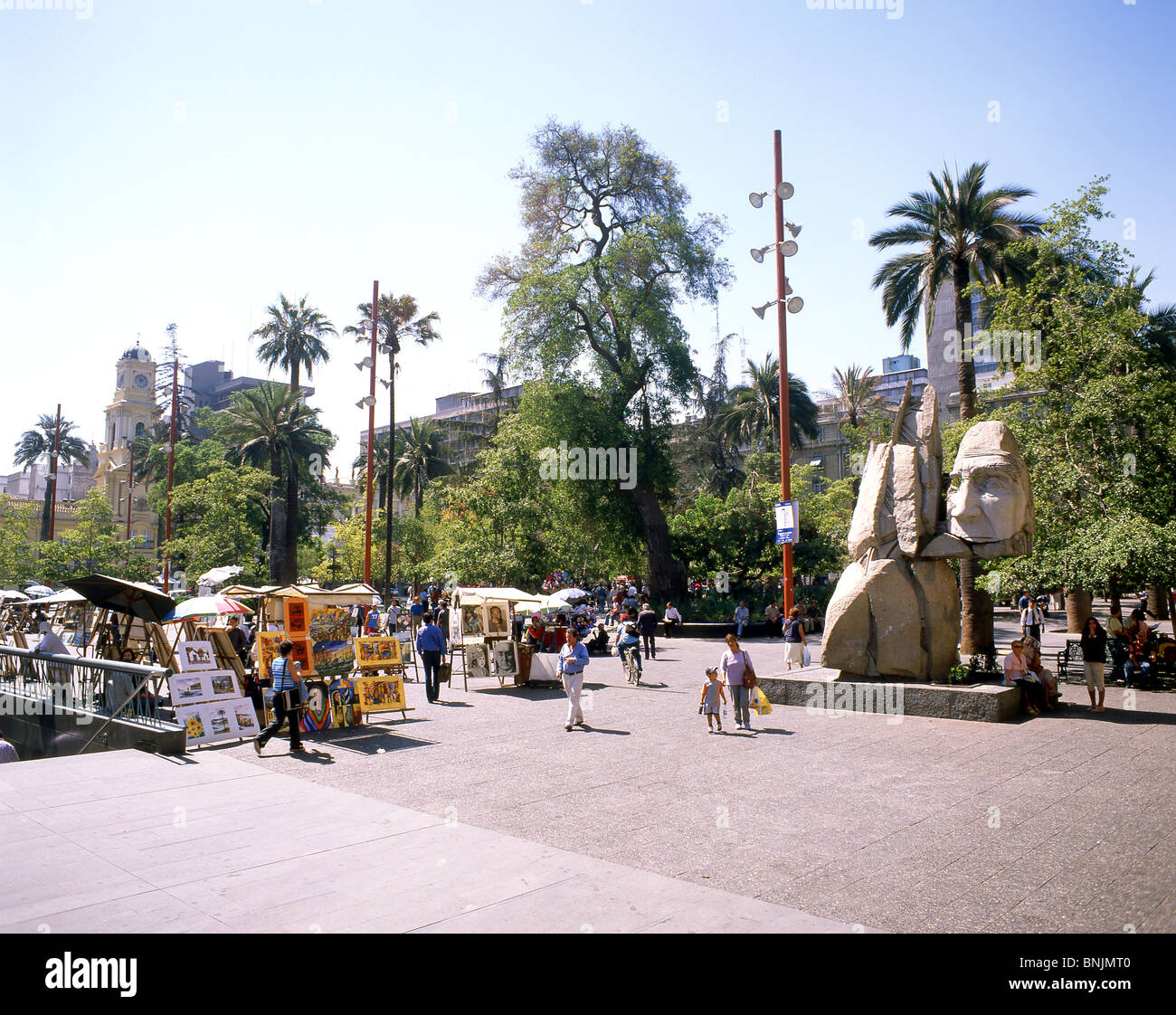 Plaza de Aramas, Santiago, Santiago Provinz, Republik Chile Stockfoto