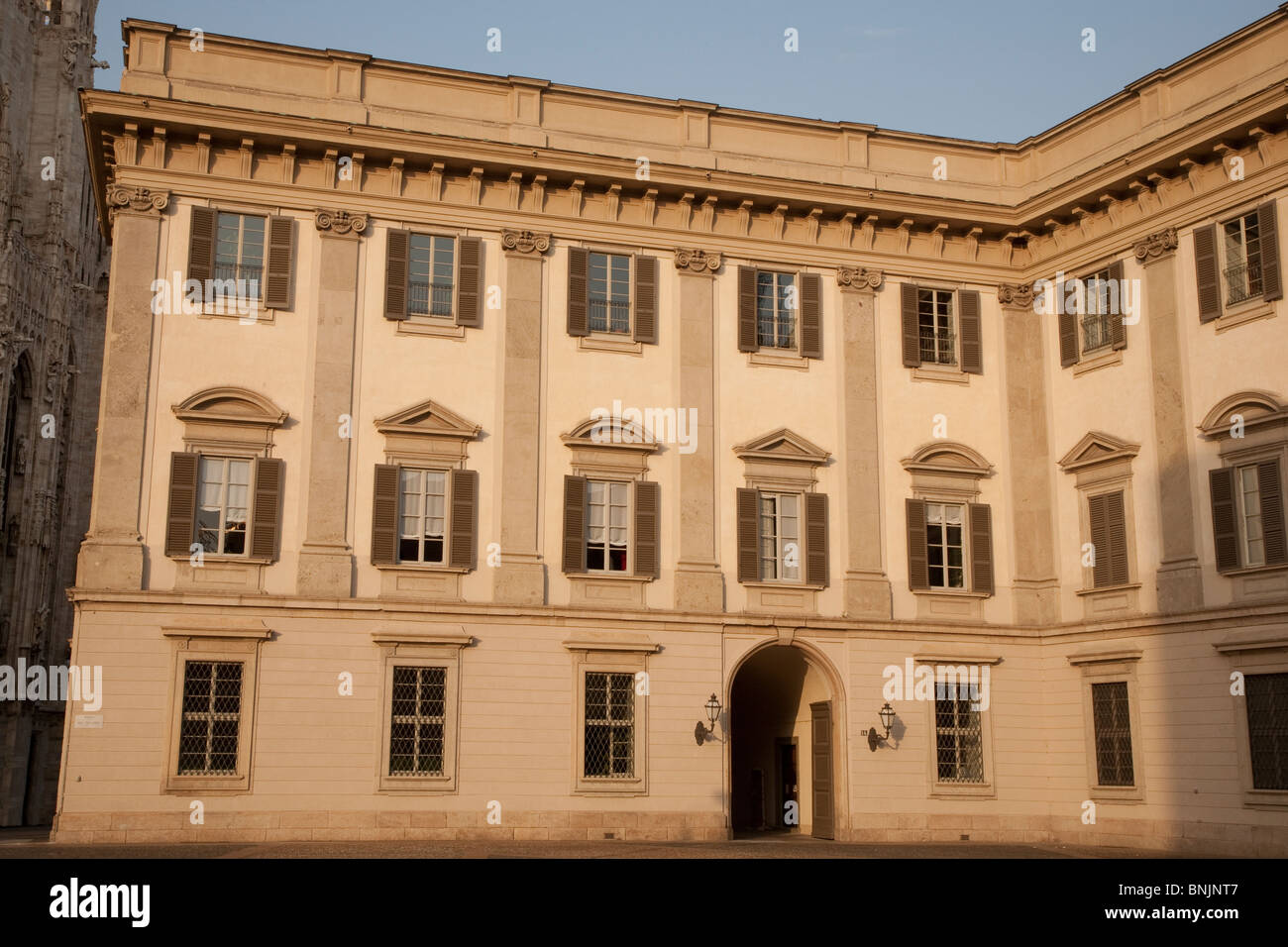 Arcivescovile Palace in Mailand, Italien Stockfoto